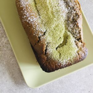 cake vegan au thé vert