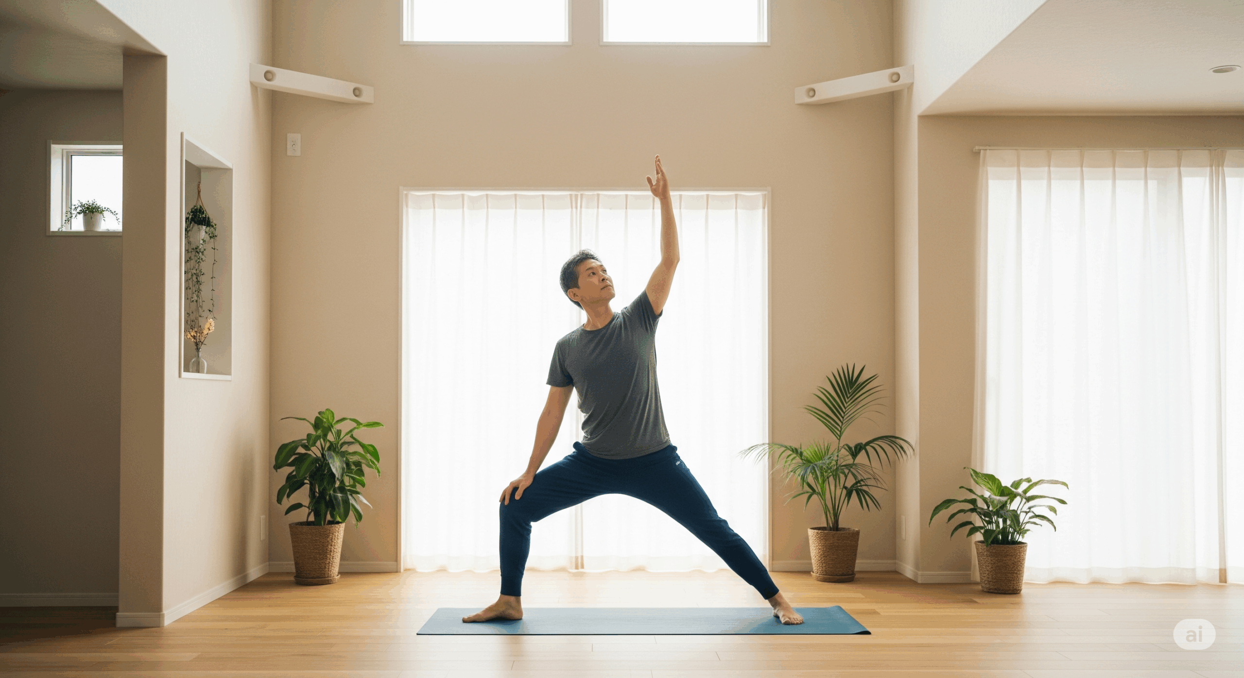 Yoga privé à domicile Sélestat - Séance de yoga personnalisée dans le confort de votre salon pour cadres occupés